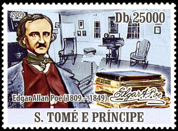 Francobollo Poe da São Tomé e Príncipe